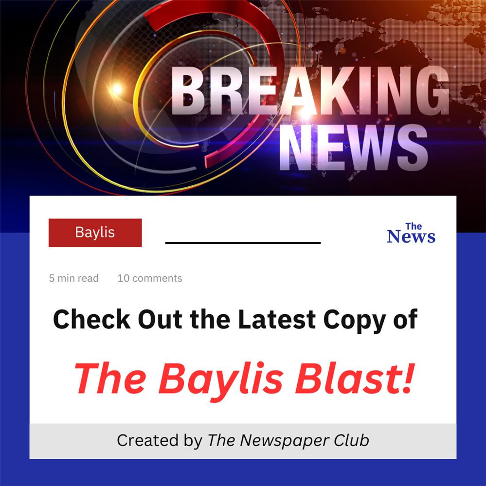  Baylis Blast newsletter